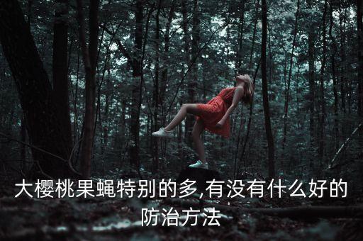大櫻桃果蠅特別的多,有沒有什么好的防治方法