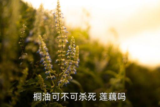用什么農藥可以把樹弄死,什么農藥把蓮藕能弄死