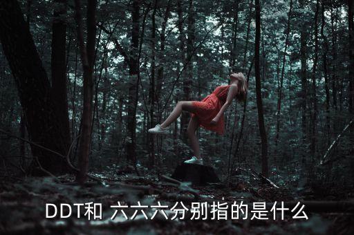 DDT和 六六六分別指的是什么