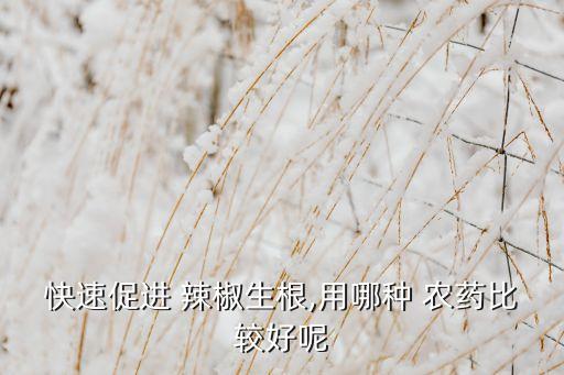打什么農(nóng)藥膨大辣椒,辣椒膨大拉長(zhǎng)農(nóng)藥配方