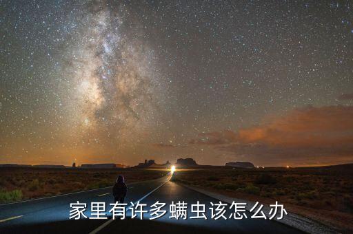 家里有許多螨蟲該怎么辦