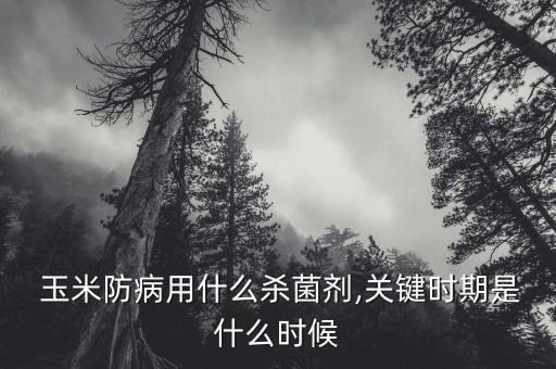 大玉米用什么農藥防治,防治玉米銹病的首選農藥