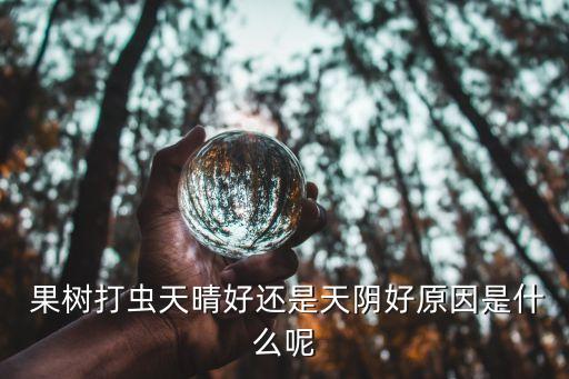 給果樹打農藥是為什么,果樹為什么要打農藥