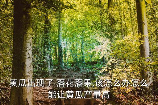 黃瓜秧落花打什么農藥