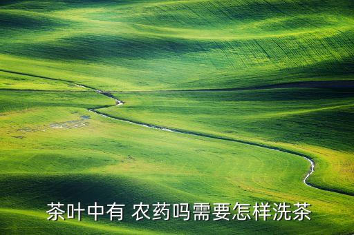  茶葉中有 農藥嗎需要怎樣洗茶