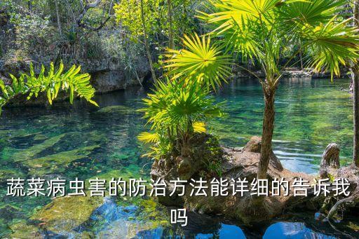蔬菜病蟲害的防治方法能詳細的告訴我嗎