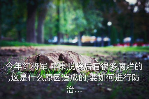 蘋果采摘后打什么農藥,采摘后的蘋果有什么變化