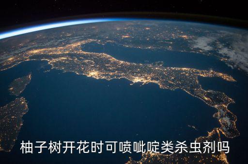 柚子樹開花時可噴呲啶類殺蟲劑嗎