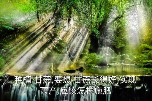 種甘蔗用什么農(nóng)藥最好,甘蔗打什么農(nóng)藥長(zhǎng)得快