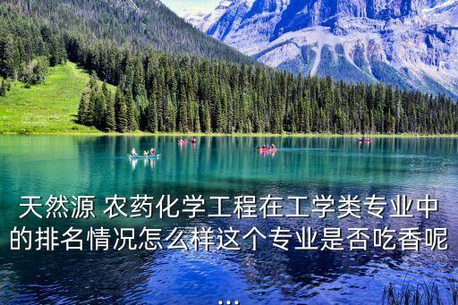 天然源 農藥化學工程在工學類專業中的排名情況怎么樣這個專業是否吃香呢...