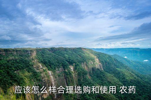 進購農藥需要注意什么,在農藥使用中需要注意