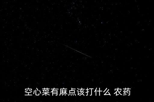 空心菜有麻點(diǎn)該打什么 農(nóng)藥