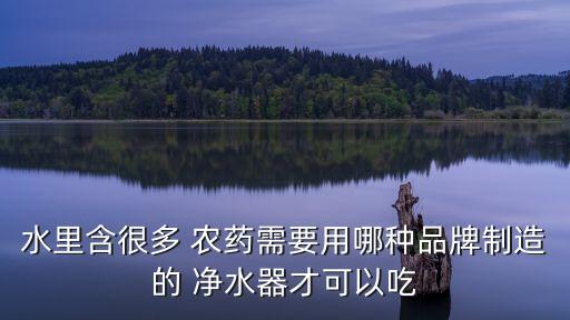 什么凈水機(jī)能過濾農(nóng)藥,凈水機(jī)5級(jí)過濾都是什么