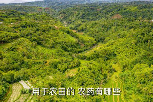 用于農田的 農藥有哪些