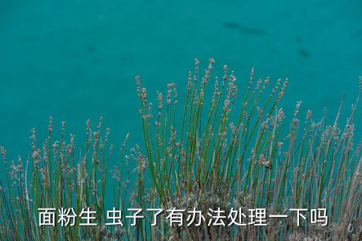 面粉蟲子怕什么農藥