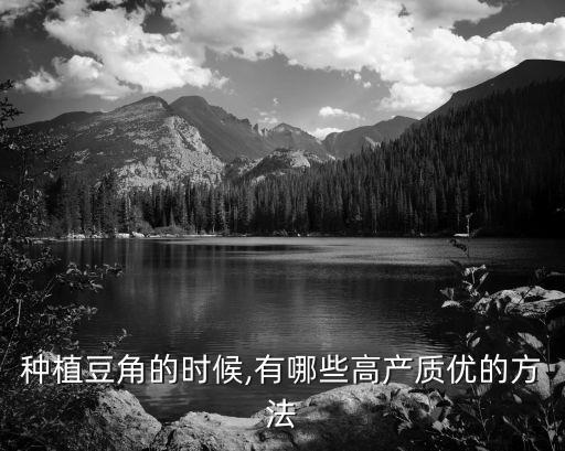 種植豆角的時候,有哪些高產質優的方法
