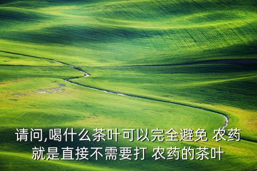 什么茶不打農藥好,茶葉除草用什么農藥