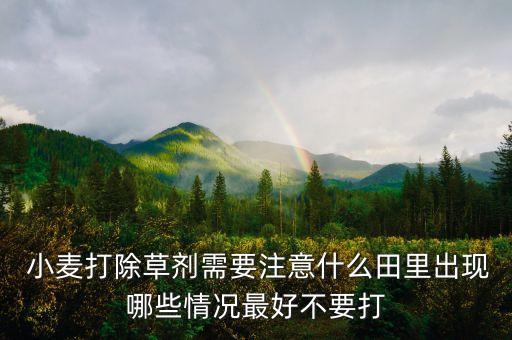 小麥低溫用什么農藥,什么農藥能把小麥打死