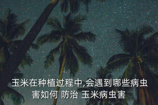 ,用什么農藥防治玉米坐坡病