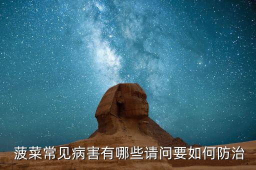 早春菠菜打什么農藥,種菠菜需要打什么農藥