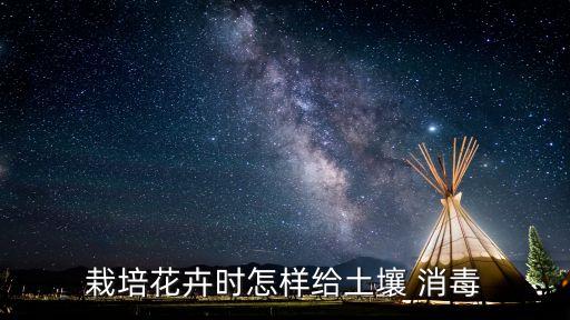 栽培花卉時怎樣給土壤 消毒