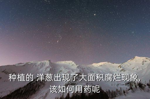 洋蔥可以打什么農(nóng)藥消毒,洋蔥用什么農(nóng)藥