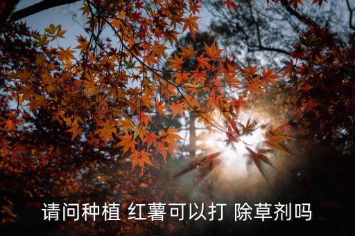 紅薯用什么農藥除草好用,紅薯要噴什么農藥呢