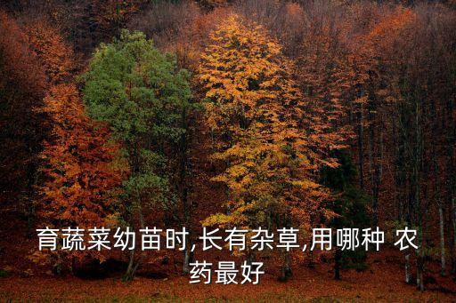 育蔬菜幼苗時,長有雜草,用哪種 農(nóng)藥最好