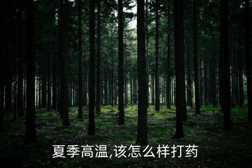 夏天買什么農藥好用,夏天賣什么比較火爆