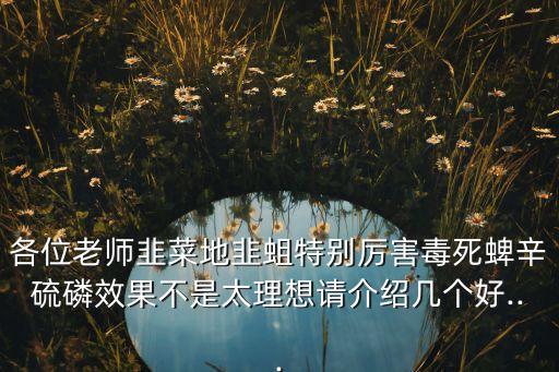 用什么農藥治韭蛆蟲,治韭菜蛆蟲的農藥