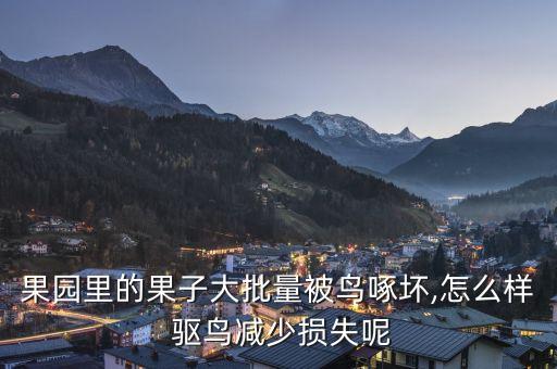 驅(qū)鳥用什么農(nóng)藥,驅(qū)鳥有什么好辦法