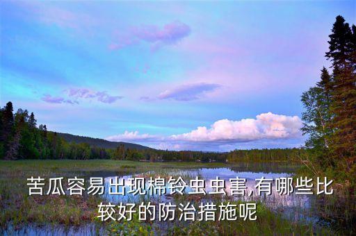 苦瓜容易出現(xiàn)棉鈴蟲(chóng)蟲(chóng)害,有哪些比較好的防治措施呢