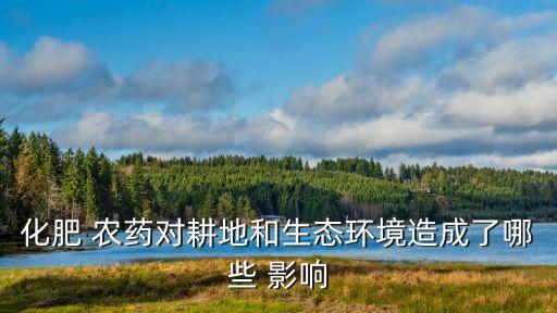 化肥 農(nóng)藥對耕地和生態(tài)環(huán)境造成了哪些 影響