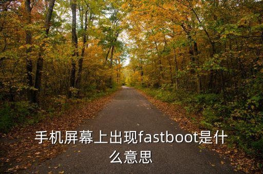 手機(jī)屏幕上出現(xiàn)fastboot是什么意思