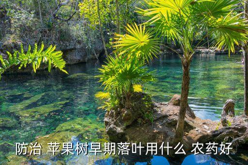 蘋果樹上打什么農藥