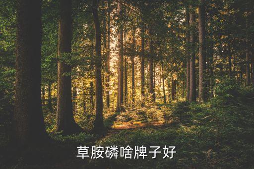 草胺磷啥牌子好