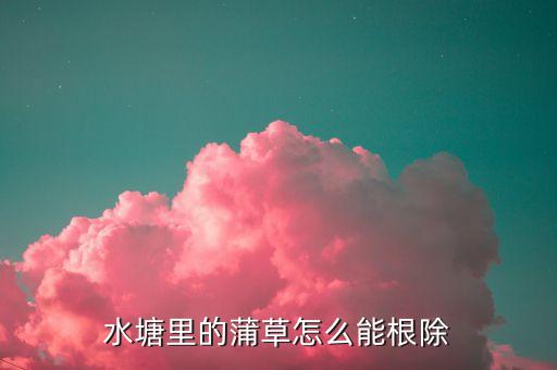 池塘殺草用什么農藥,殺節節草用什么農藥