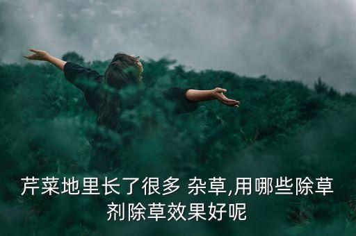 農村雜草打什么農藥好呢,春季雜草用什么農藥效果好