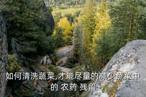 用什么洗菠菜去農藥殘留,冬天的菠菜農藥殘留多嗎