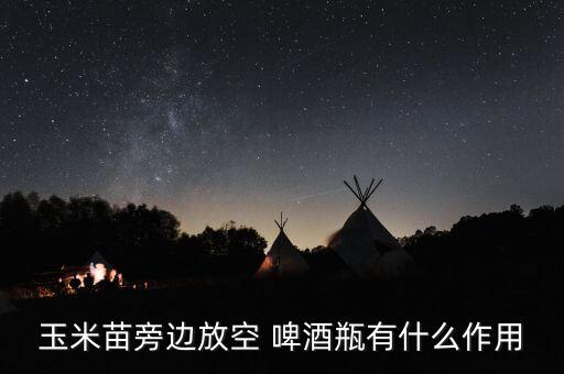 玉米苗旁邊放空 啤酒瓶有什么作用