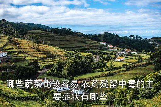 哪些蔬菜比較容易 農藥殘留中毒的主要癥狀有哪些