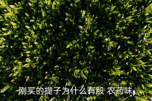 水果有農藥味可以吃嗎,水果農藥味是為什么