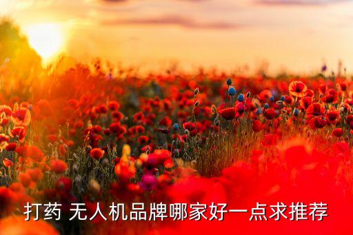 無人機打農藥是什么機械,最適宜使用無人機噴灑農藥的是什么