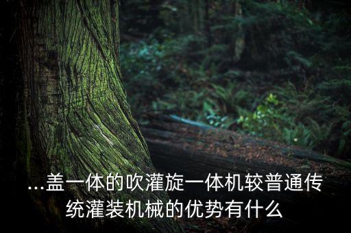 ...蓋一體的吹灌旋一體機較普通傳統灌裝機械的優勢有什么