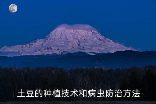 土豆的種植技術和病蟲防治方法