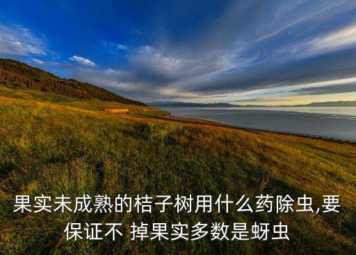 柑桔掉果用什么農藥,柑桔現在打什么農藥