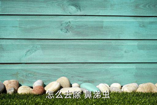 怎么去除 鼻涕蟲