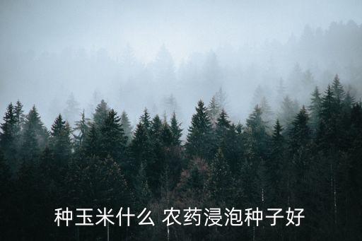谷種用什么農藥拌種,什么農藥拌種最好