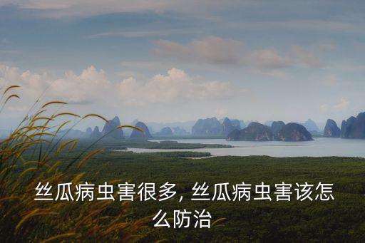 絲瓜病蟲害很多, 絲瓜病蟲害該怎么防治