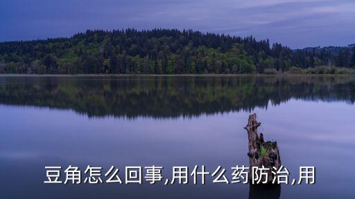  豆角怎么回事,用什么藥防治,用